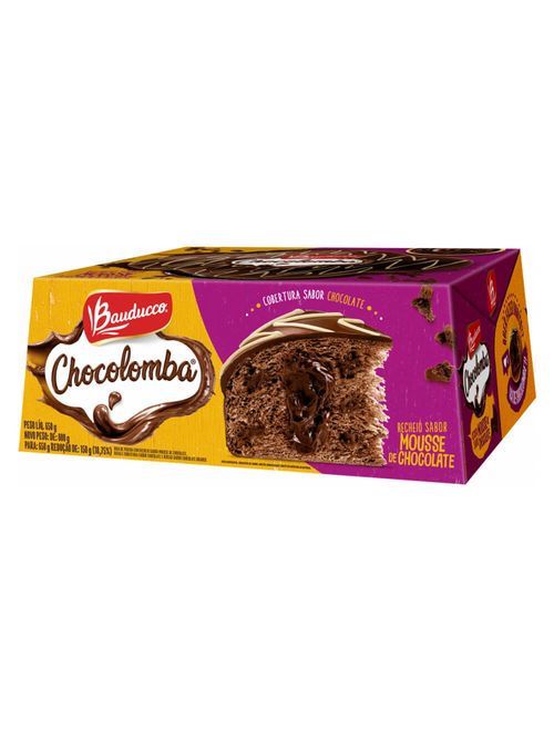 Colomba Pascal Recheada Sabor Mousse 650g - Bauducco