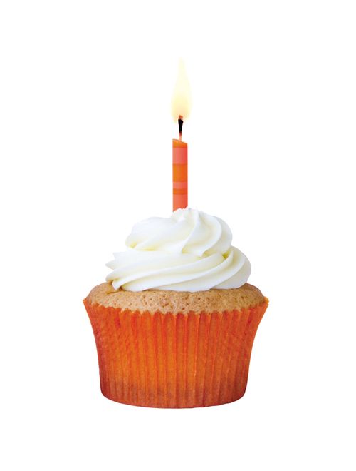 Forminha Cupcake Impermeável Laranja c/45 - Mago