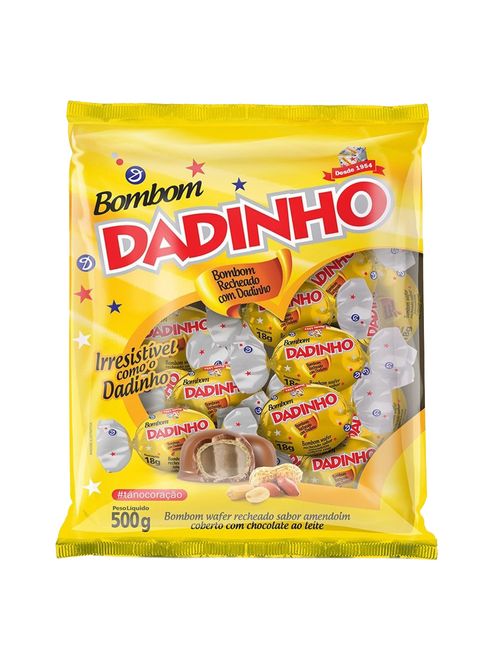 Bombom Recheado Dadinho 500g - Dizioli