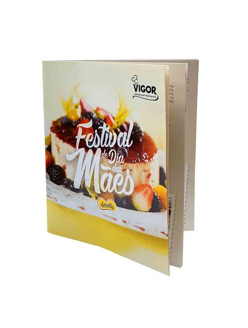 Brinde Caderno 8 Receitas - Amélia