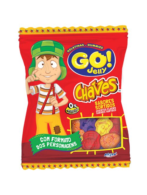 Bala Go Jelly Chaves 250g - Freegells