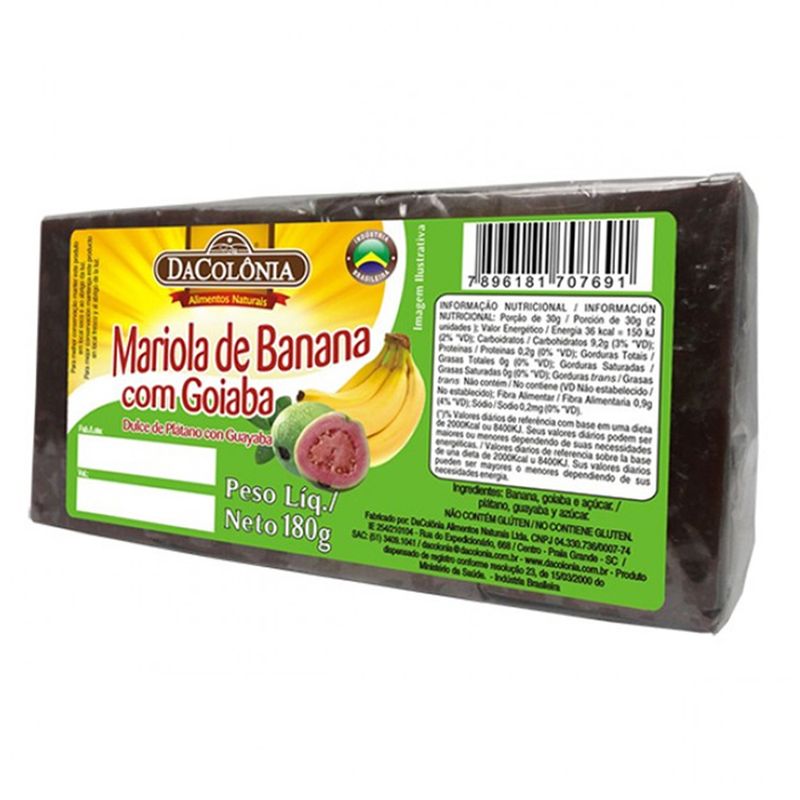 Mariola-de-Banana-Com-Goiaba-180g---Dacolonia