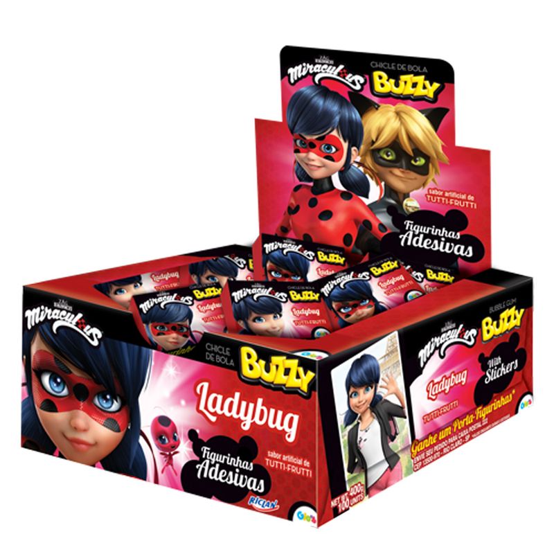 Chiclete-Buzzy-Ladybug-Tutti-Frutti-c-100---Riclan