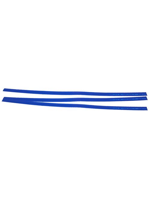 Fecho Prático Metalizado 4mmx11cm Azul c/100 - Cromus