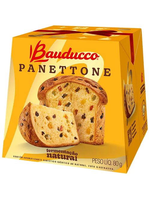 Mini Panettone Frutas 80g - Bauducco