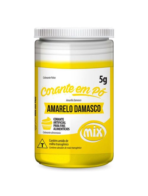 Corante em pó Amarelo Damasco 5g - Mix