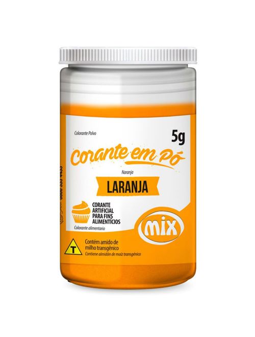 Corante em pó Laranja 5g - Mix