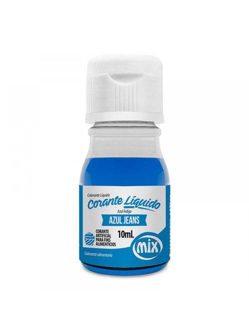 Corante Líquido Azul Jeans 10ml - Mix