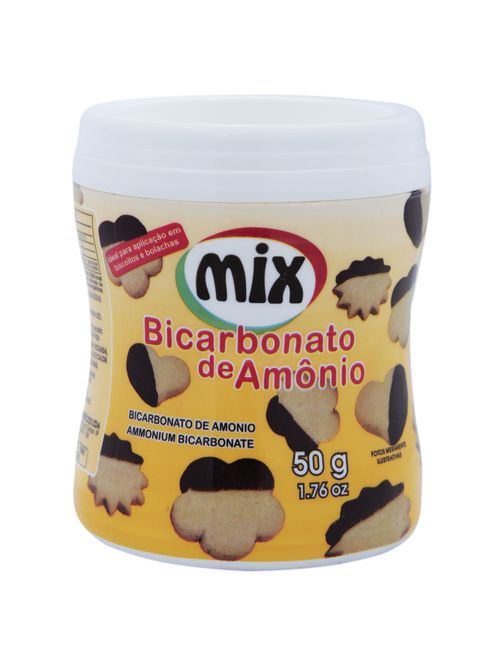 Bicarbonato de Amônia 50g - Mix