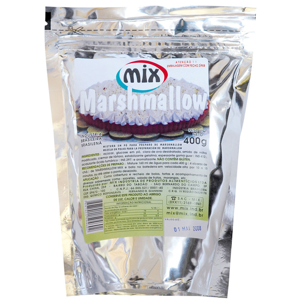 Mistura para Marshmallow Mix - Doce Malu