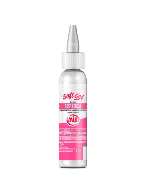 Corante Soft Gel Rosa Cereja 25g - Mix