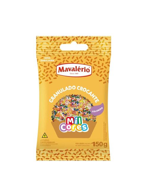 Granulado Colorido Crocante Mil Cores 150g - Mavalério