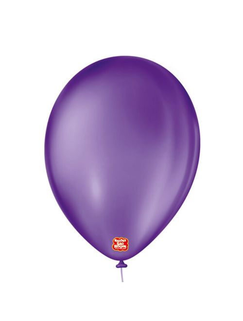 Balão Roxo Uva Tamanho 9 c/50 - São Roque