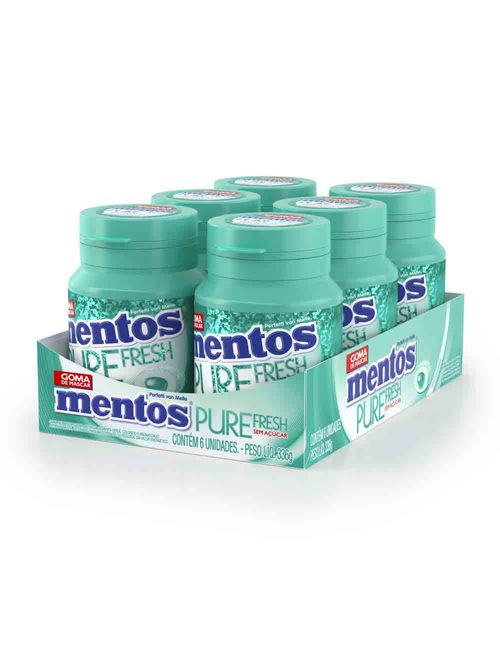 Goma de Mascar Mentos Pure Fresh Wintergreen c/6 - Perfetti