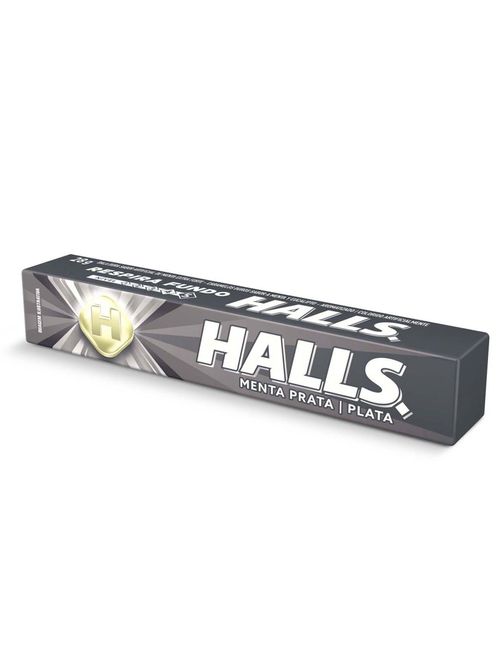 Drops Halls Menta Prata Novo Formato - Adams