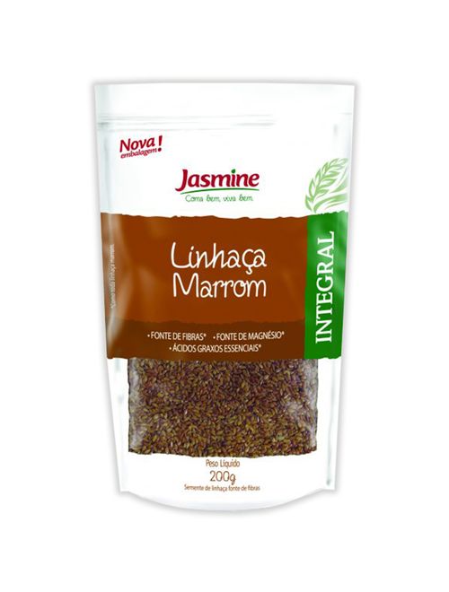Linhaça Marrom em Grãos 200g - Jasmine