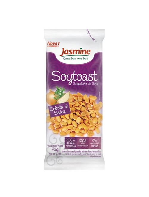 Snack de Soja Soytoast Cebola e Salsa 40g - Jasmine