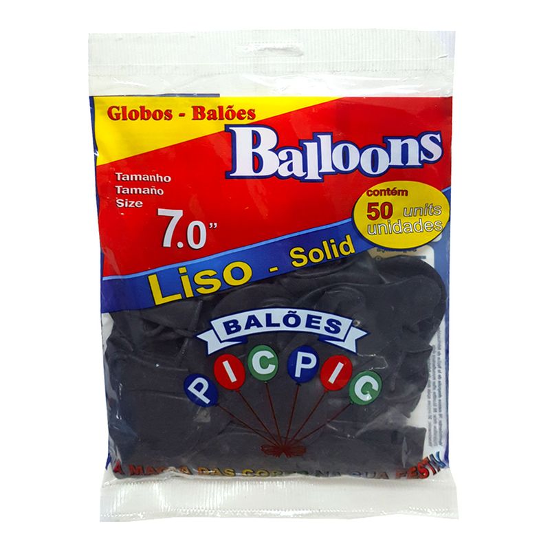 Balao-Liso-Preto-Tamanho-7-c-50---Pic-Pic