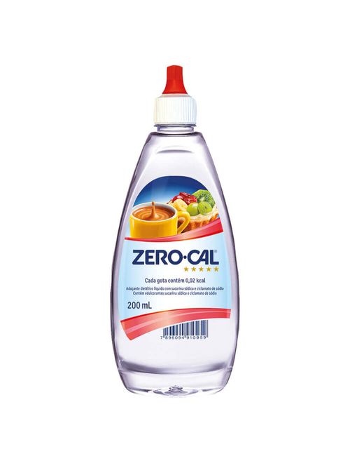Adoçante Dietético Líquido 200ml - Zero-Cal