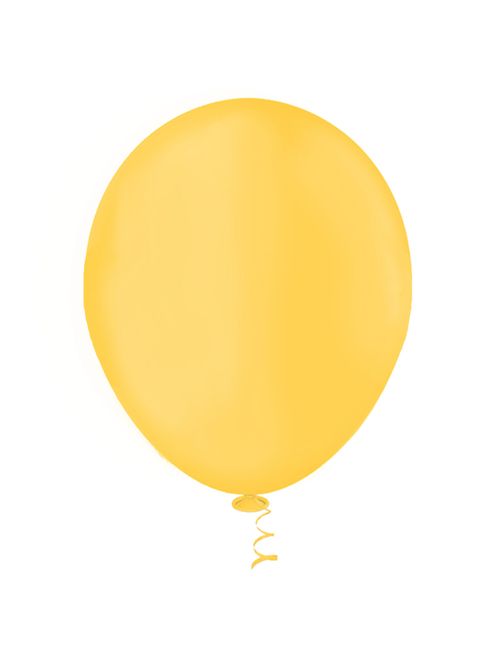 Balão Liso Amarelo Tamanho 7 c/50 - Pic Pic