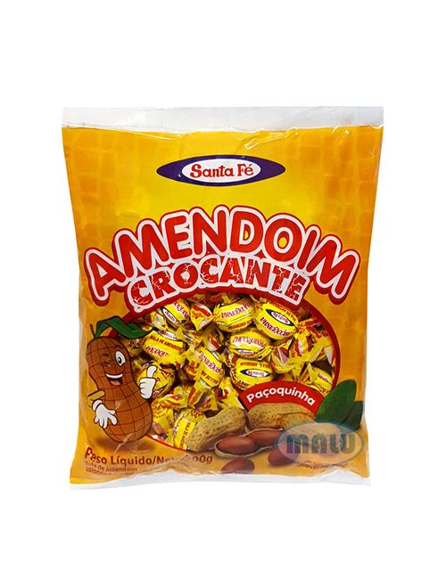 Bala Amendoim Crocante 500g - Santa Fé