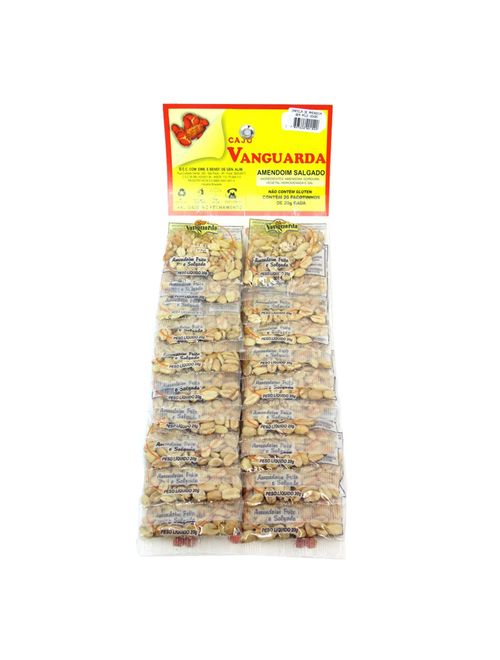 Amendoim Cartela 20g c/20 - Vanguarda