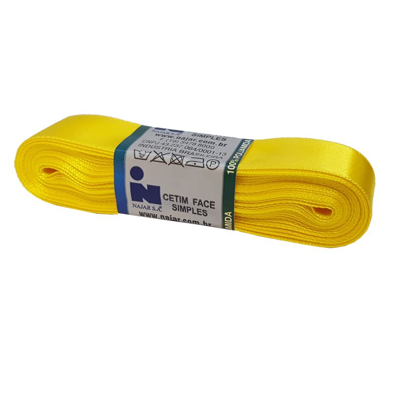Fita-de-Cetim-Simples-No5-Cor-Amarelo-Canario-c-10m---Najar