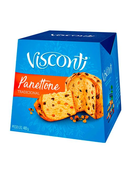 Panettone Frutas Cristalizadas 400g - Visconti