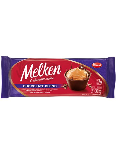 Barra de Chocolate Melken Blend 2,1kg - Harald