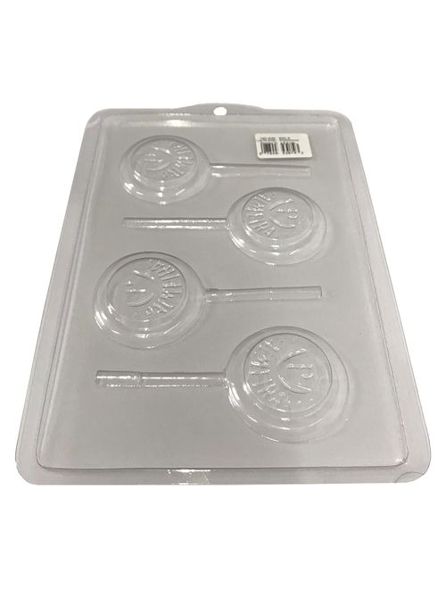 Forma PVC Pirulito Brasão Palmeiras 4 Cavidades