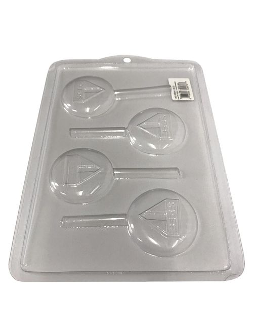 Forma PVC Pirulito Brasão São Paulo 4 Cavidades