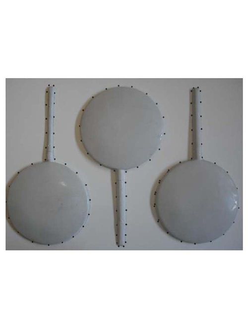Forma PVC Pirulito Redondo Grande c/3 Cavidades