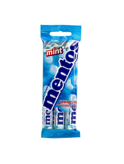 Bala Mentos Stick Mint 38g c/3 - Perfetti