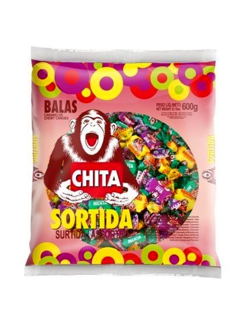 Bala Mastigável Chita Sortida 600g - Cory
