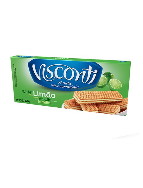 Wafer Limão 120g - Visconti