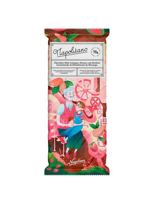 Tablete Chocolate Napolitano 70g - Neugebauer