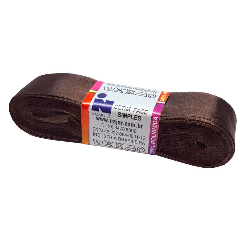Fita-de-Cetim-Simples-No5-Cor-Marrom-Cafe-c-10m---Najar