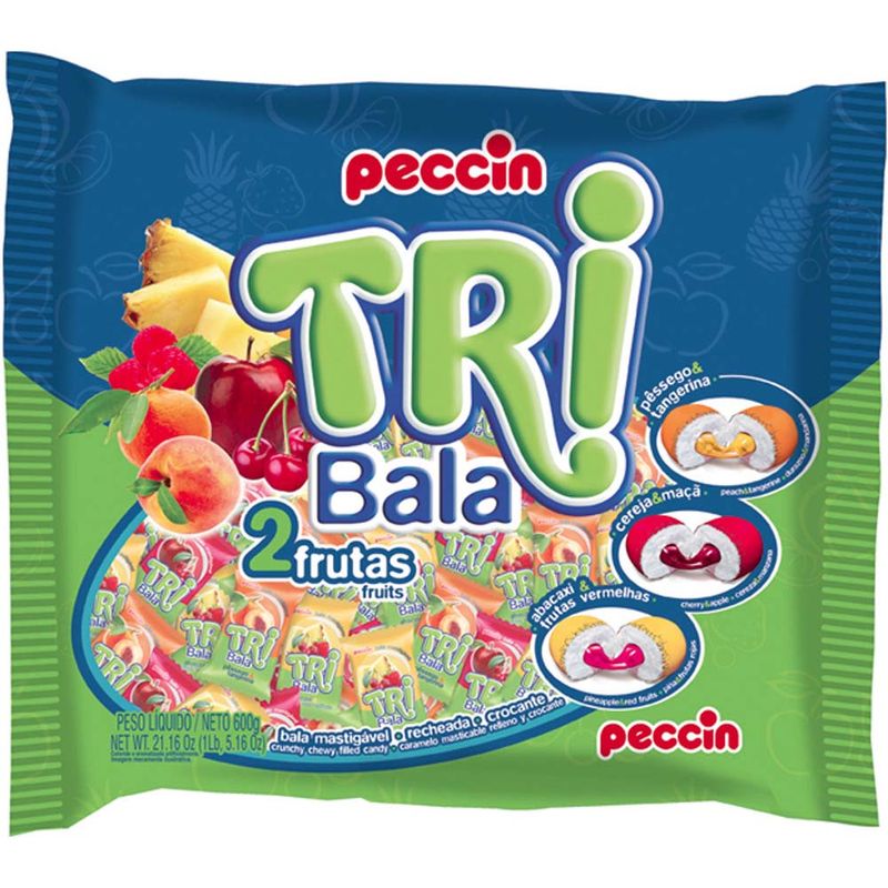Bala-Tribala-Recheada-Sortida-2-Frutas-500g---Peccin