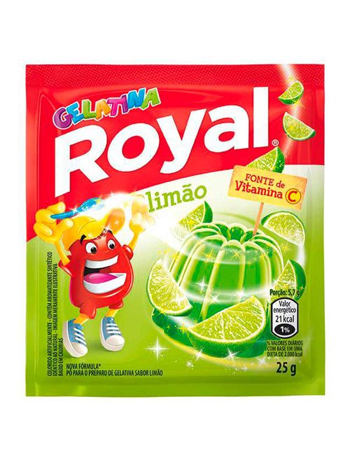 Gelatina Limão 25g - Royal