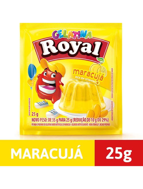 Gelatina Maracujá 25g - Royal