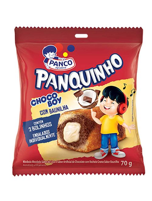 Mini Bolo Panquinho Chocoboy c/2 - Panco