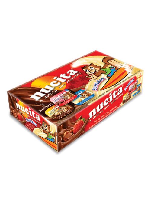 Creme 3 Sabores 10g c/48 - Nucita