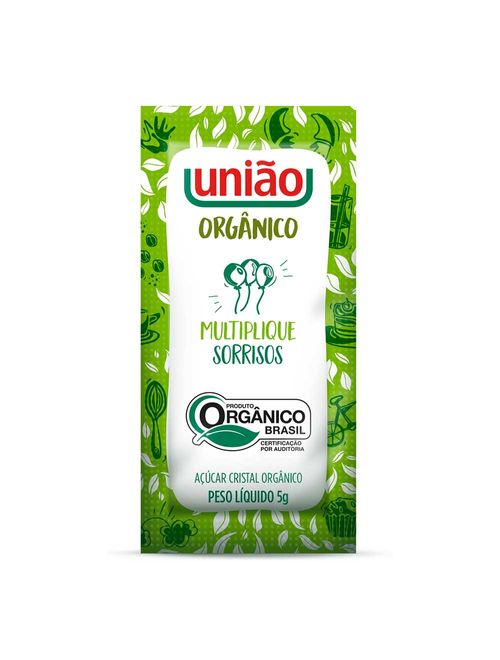 Açúcar Orgânico Sachê c/40 - União