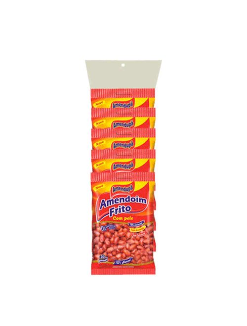 Amendoim Frito Cartela 30g c/5 - Amendupã