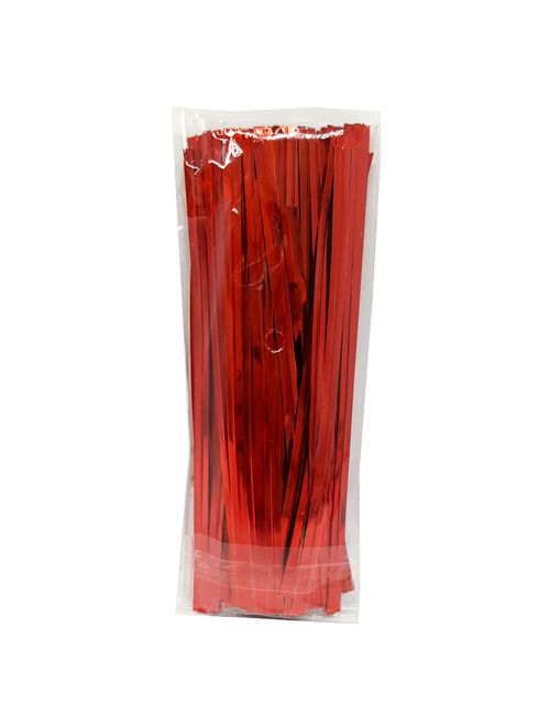 Fecho Prático Vermelho 4mmx11cm c/100