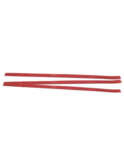 Fecho Prático Vermelho 4mmx11cm c/100