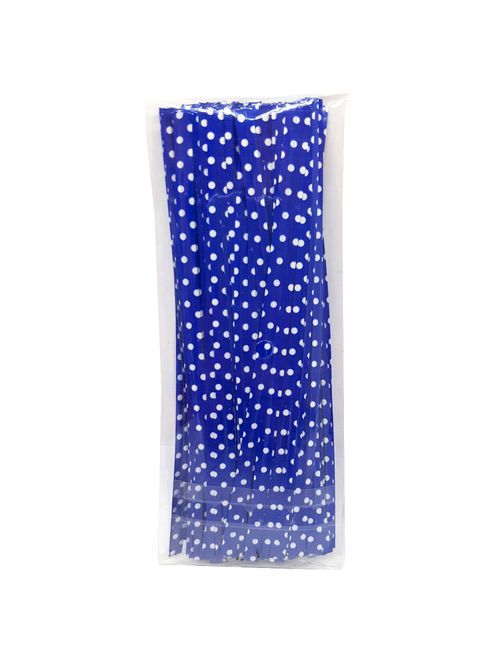 Fecho Prático Poá Azul 4mmx11cm c/100