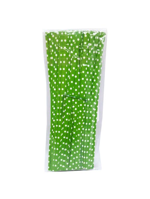 Fecho Prático Poá Verde 4mmx11cm c/100