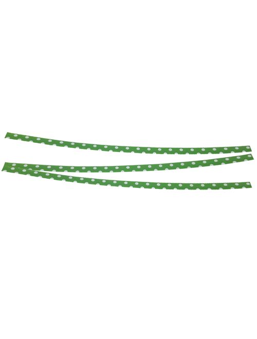 Fecho Prático Poá Verde 4mmx11cm c/100