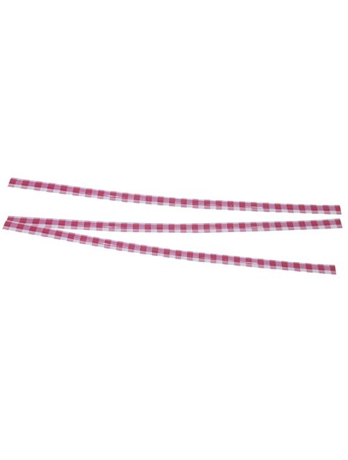Fecho Prático Xadrez Vermelho 4mmx11cm c/100